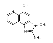 2-amino-3-methylimidazo[4,5-f]quinolin-5-ol结构式