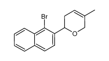 2-(1-bromonaphthalen-2-yl)-5-methyl-3,6-dihydro-2H-pyran Structure