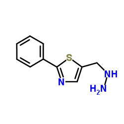 5-(Hydrazinomethyl)-2-phenyl-1,3-thiazole Structure