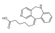 (6E)-6-(5,6-dihydropyrido[4,3-c][1]benzazepin-11-ylidene)hexanoic acid Structure