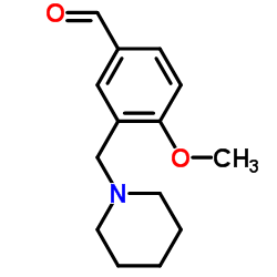 4-METHOXY-3-PIPERIDIN-1-YLMETHYL-BENZALDEHYDE picture