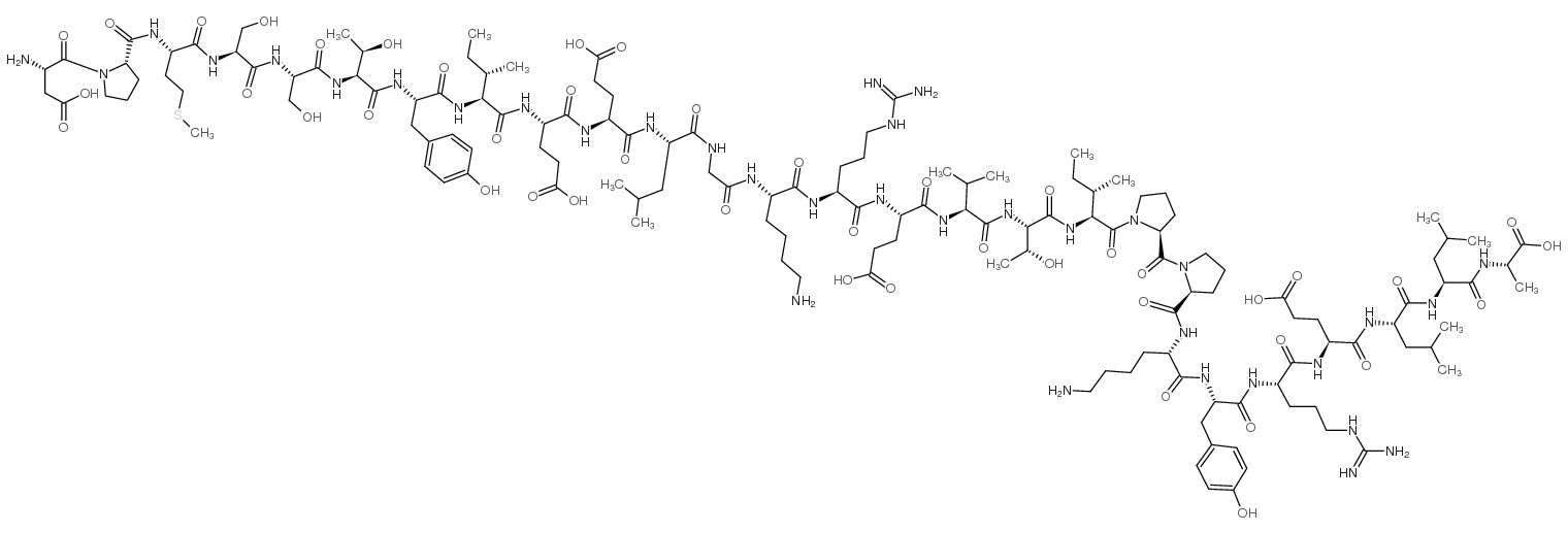 ASP-PRO-MET-SER-SER-THR-TYR-ILE-GLU-GLU-LEU-GLY-LYS-ARG-GLU-VAL-THR-ILE-PRO-PRO-LYS-TYR-ARG-GLU-LEU-LEU-ALA结构式