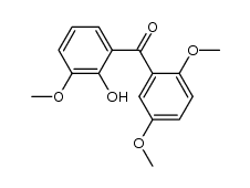 2-Hydroxy-2',3,5'-trimethoxybenzophenon Structure