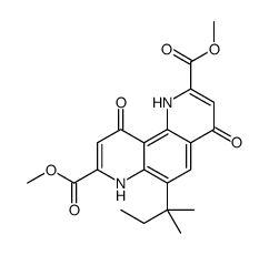 dimethyl 6-(2-methylbutan-2-yl)-4,10-dioxo-1,7-dihydro-1,7-phenanthroline-2,8-dicarboxylate Structure