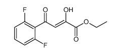 Ethyl 4-(2,6-Difluorophenyl)-2-Hydroxy-4-Oxobut-2-Enoate Structure