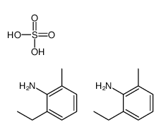 2-ethyl-6-methylaniline,sulfuric acid结构式