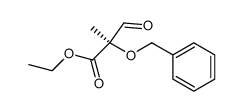 ethyl (R)-2-(benzyloxy)-2-methyl-3-oxopropanoate结构式