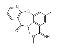 methyl 6,9-dimethyl-5-oxopyrido[2,3-b][1,5]benzoxazepine-7-carboximidate Structure