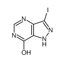 3-IODO-1,4-DIHYDRO-PYRAZOLO[4,3-D]PYRIMIDIN-7-ONE Structure