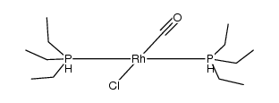 trans-ClRh(CO)(PEt3)2结构式