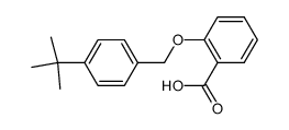 2-(4-tert-butylbenzyloxy)benzoic acid Structure