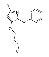 1-Benzyl-5-(3-chloropropoxy)-3-methyl-1H-pyrazole picture