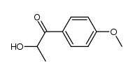 2-hydroxy-1-(4-methoxyphenyl)-propan-1-one结构式