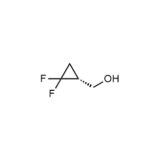 (R)-(2,2-二氟环丙基)甲醇结构式