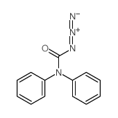 Carbamic azide,N,N-diphenyl- Structure