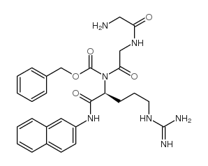 benzyloxycarbonyl-glycyl-glycyl-arginine beta-naphthylamide结构式