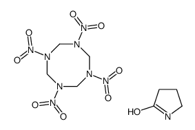 pyrrolidin-2-one,1,3,5,7-tetranitro-1,3,5,7-tetrazocane Structure