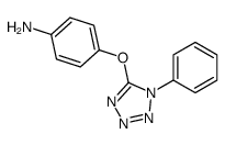 4-(1-phenyltetrazol-5-yl)oxyaniline结构式