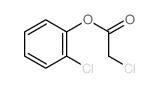 Phenol, o-chloro-, chloroacetate Structure