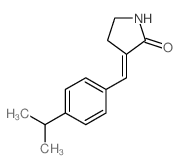 3-[(4-propan-2-ylphenyl)methylidene]pyrrolidin-2-one structure