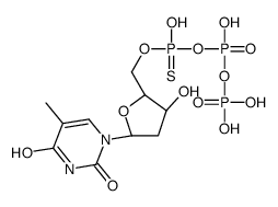 thymidine 5'-O-(1-thiotriphosphate)结构式