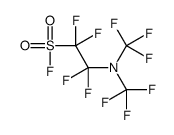 2-[bis(trifluoromethyl)amino]-1,1,2,2-tetrafluoroethanesulfonyl fluoride结构式