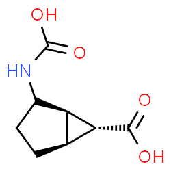 Bicyclo[3.1.0]hexane-6-carboxylic acid, 2-(carboxyamino)-, (1R,5S,6R)-rel-[partial]- (9CI) picture