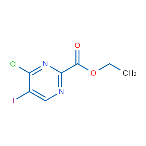 Ethyl 4-chloro-5-iodopyrimidine-2-carboxylate picture