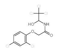 Acetamide,2-(2,4-dichlorophenoxy)-N-(2,2,2-trichloro-1-hydroxyethyl)-结构式