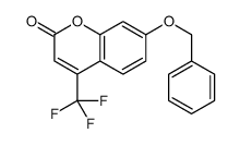 7-Benzyloxy-4-(trifluoromethyl)coumarin Structure