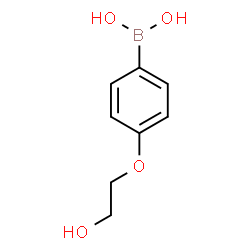 4-(2-Hydroxyethoxy)phenylboronic acid Structure