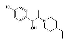 4-[2-(4-ethylpiperidin-1-yl)-1-hydroxypropyl]phenol Structure