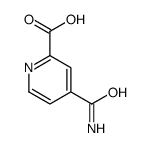 4-carbamoylpyridine-2-carboxylic acid structure