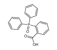 (o-carboxyphenyl)diphenylphosphine oxide结构式