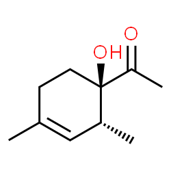 Ethanone, 1-[(1R,2R)-1-hydroxy-2,4-dimethyl-3-cyclohexen-1-yl]-, rel- (9CI)结构式