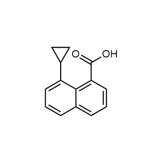 8-Cyclopropyl-1-naphthoic acid Structure
