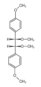 meso-4,α,4',α'-tetramethoxy-bibenzyl Structure