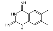 6,7-dimethylquinazoline-2,4-diamine结构式