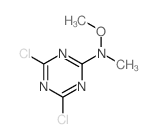 1,3,5-Triazin-2-amine,4,6-dichloro-N-methoxy-N-methyl-结构式