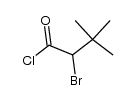 2-bromo-3,3-dimethylbutanoyl chloride结构式