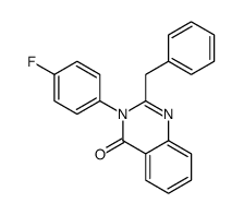 2-BENZYL-3-(4-FLUOROPHENYL)-4(3H)-QUINAZOLINONE结构式