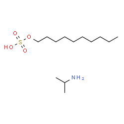 isopropylammonium decyl sulphate结构式