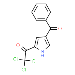 1-(4-BENZOYL-1H-PYRROL-2-YL)-2,2,2-TRICHLORO-1-ETHANONE structure