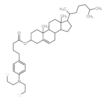 [10,13-dimethyl-17-(6-methylheptan-2-yl)-2,3,4,7,8,9,11,12,14,15,16,17-dodecahydro-1H-cyclopenta[a]phenanthren-3-yl] 4-[4-[bis(2-chloroethyl)amino]phenyl]butanoate structure