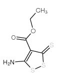 3H-1,2-Dithiole-4-carboxylicacid, 5-amino-3-thioxo-, ethyl ester Structure