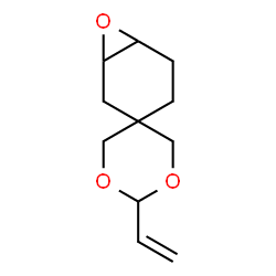 2-vinylspiro[1,3-dioxane-5,3'-[7]oxabicyclo[4.1.0]heptane]结构式