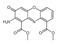 dimethyl 2-amino-3-oxophenoxazine-1,9-dicarboxylate Structure