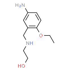 Ethanol, 2-[[(5-amino-2-ethoxyphenyl)methyl]amino]- (9CI) structure