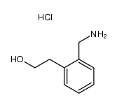 2-(2-hydroxyethyl)benzylamine hydrochloride Structure