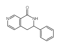 3-phenyl-3,4-dihydro-2H-2,7-naphthyridin-1-one结构式